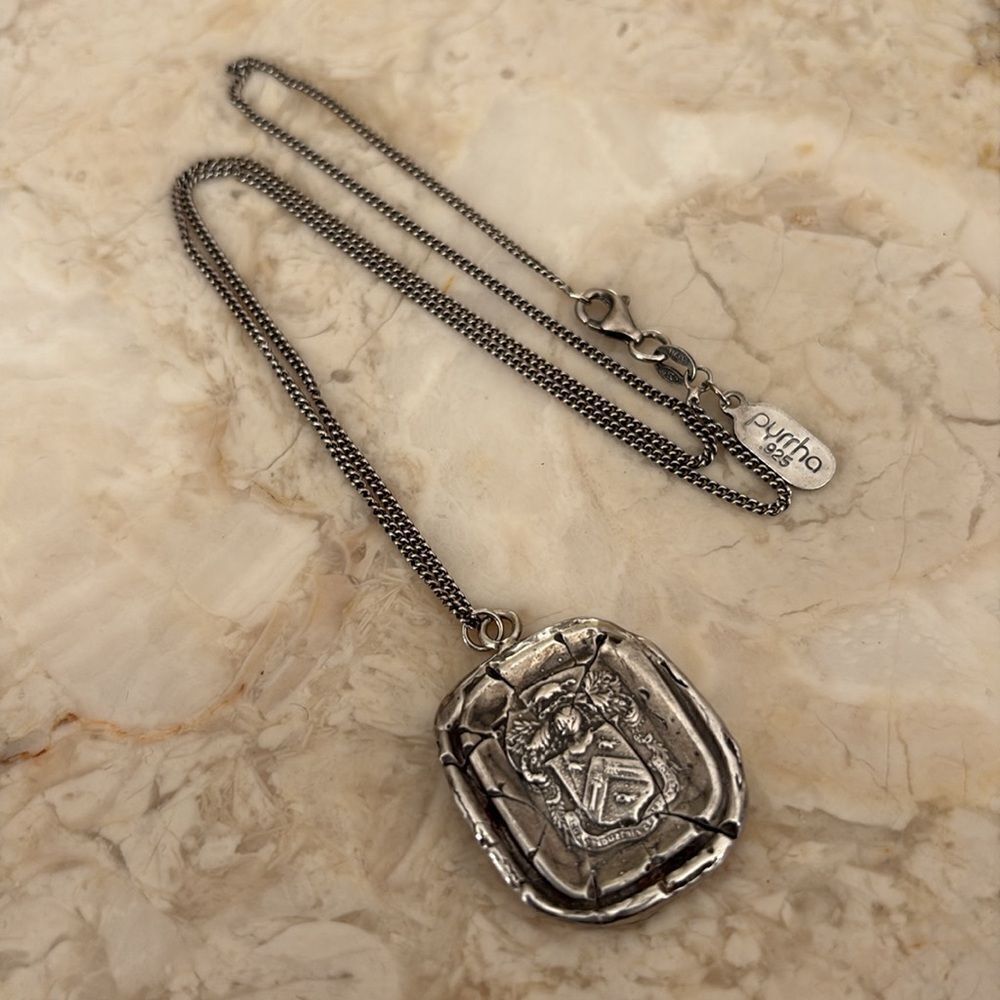Pyrrha Endurance Talisman Rare Archived Sterling Silver